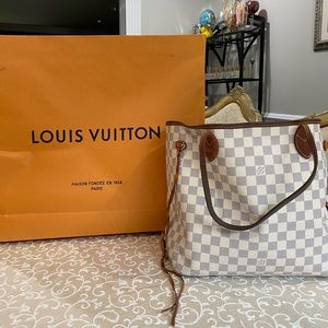 Louis Vuitton Damier Azur Neverfull MM